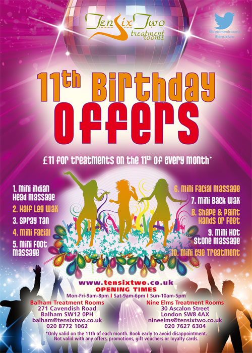 11th Birthday Offers 2019